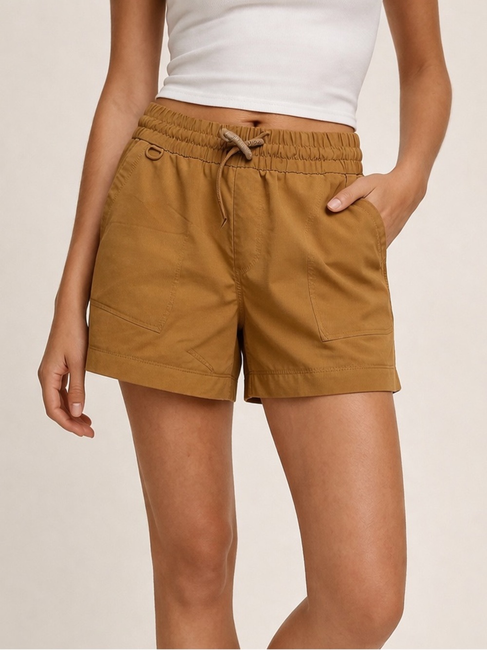 ✨ Casual Women’s Mustard Yellow Cargo Shorts | Effortless Everyday Style ✨